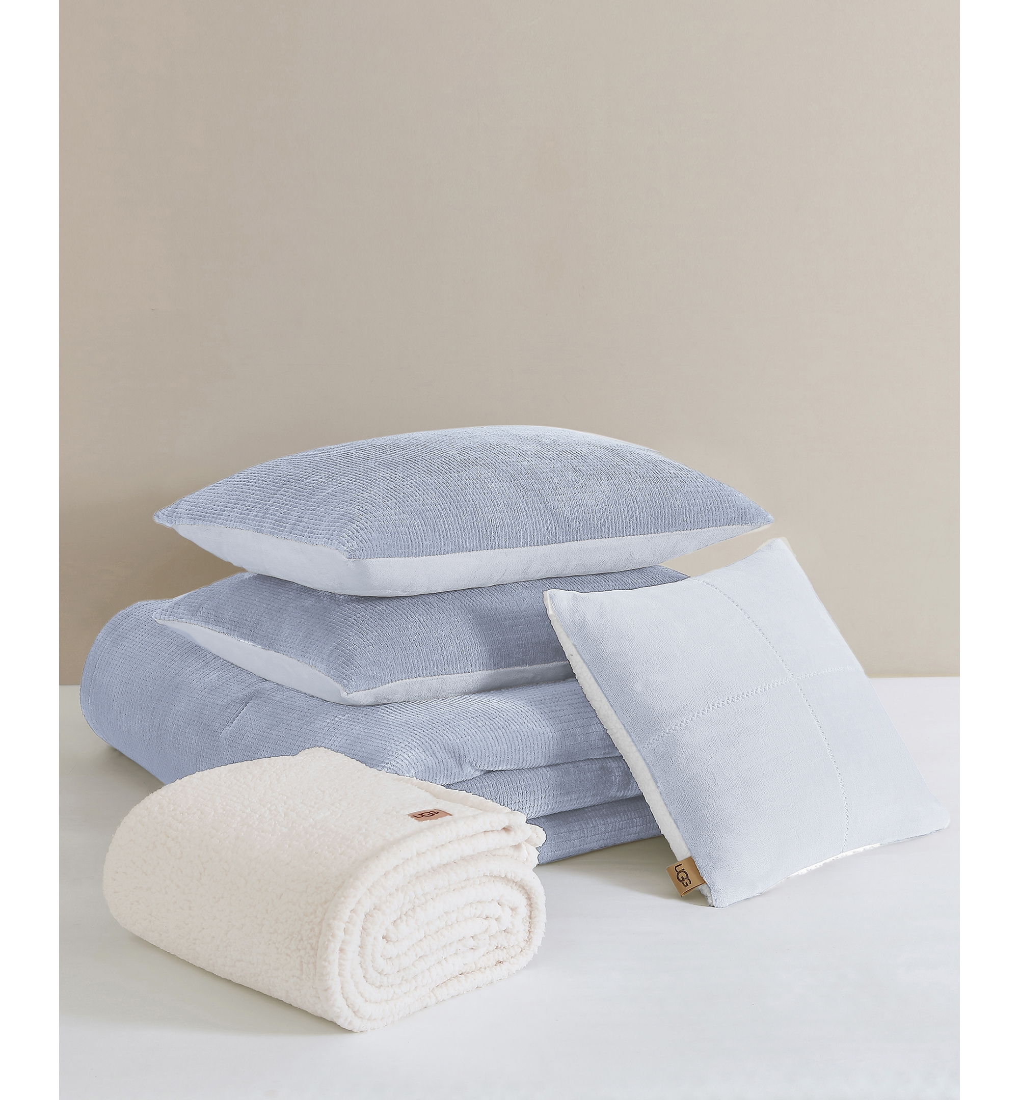 UGG® Brody Reversible Comforter Sets - Misty Wisteria