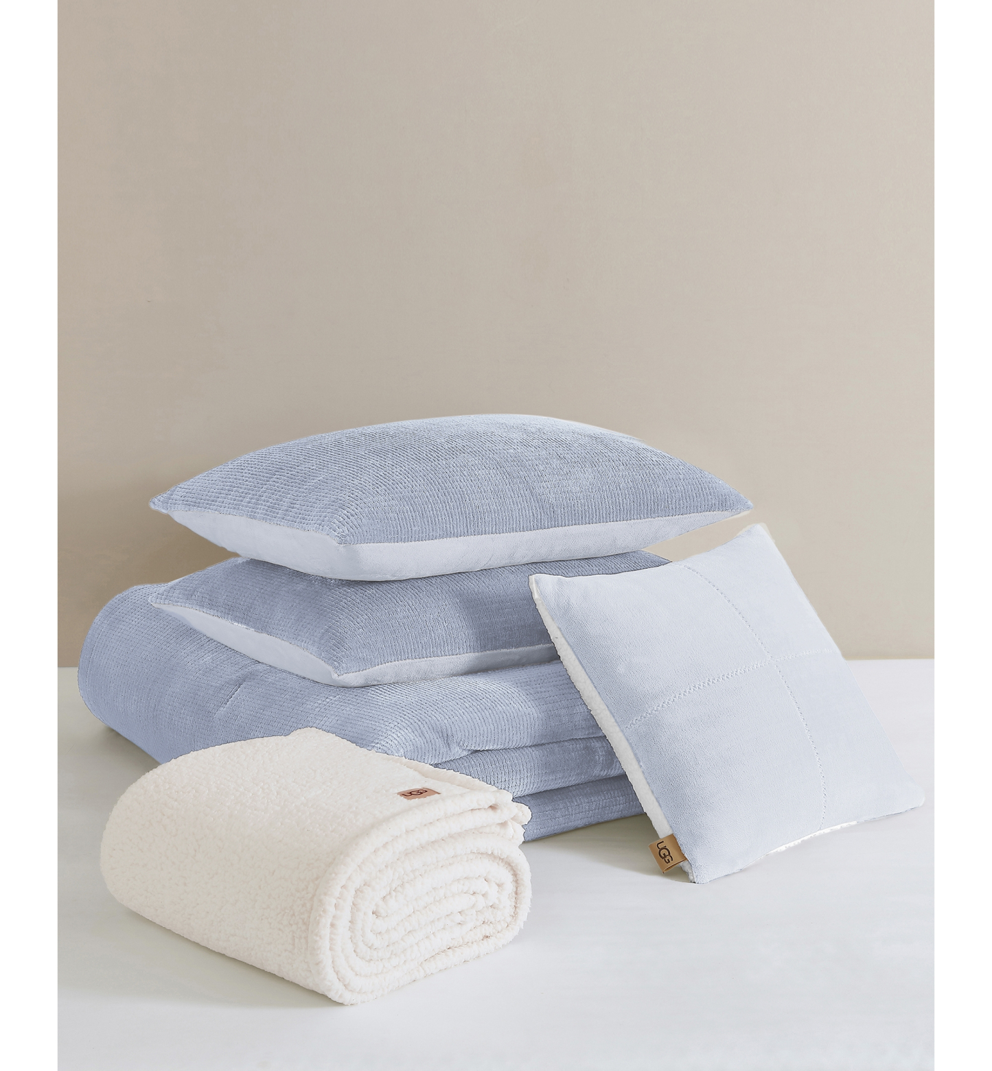UGG® Brody Reversible Comforter Sets - Misty Wisteria