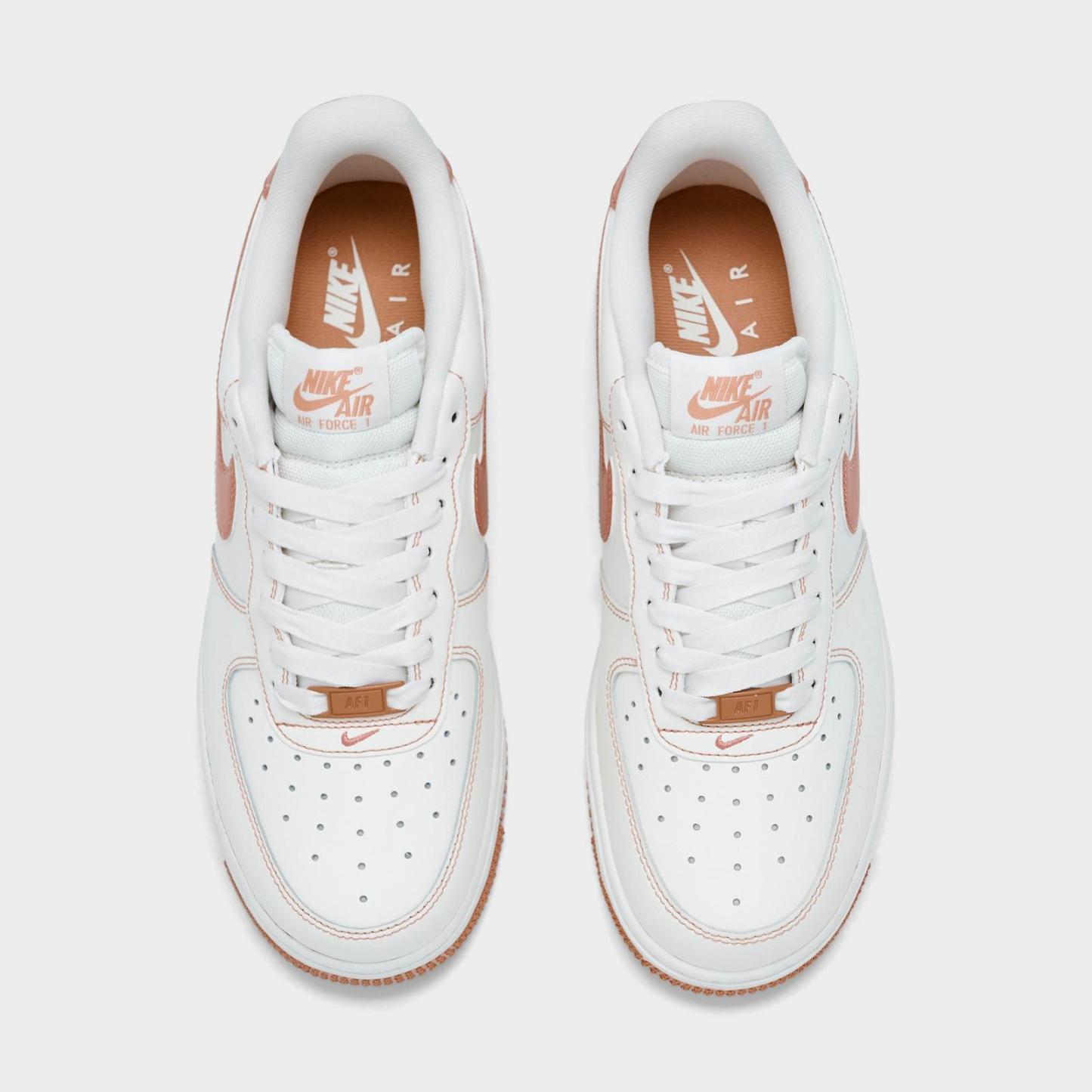 Women's Nike Air Force 1 '07 Casual Shoes - Sail/Rose Gold