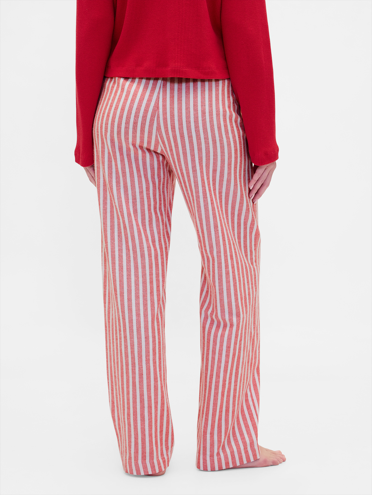 Adult Softest Flannel PJ Pants - Red stripe
