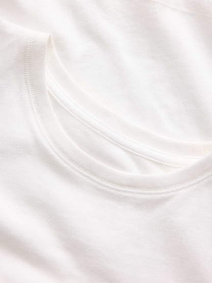 100% Cotton Authentic Shrunken T-Shirt - Fresh white