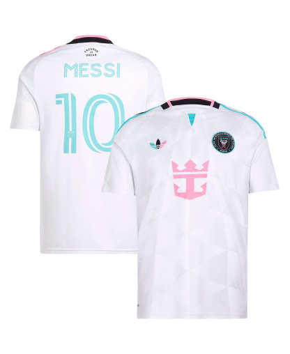adidas Men's Lionel Messi White Inter Miami CF 2026 Third Replica Jersey - White