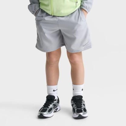 Little Kids' Nike Windrunner Jacket and Shorts Set - Light Smoke Grey/Volt