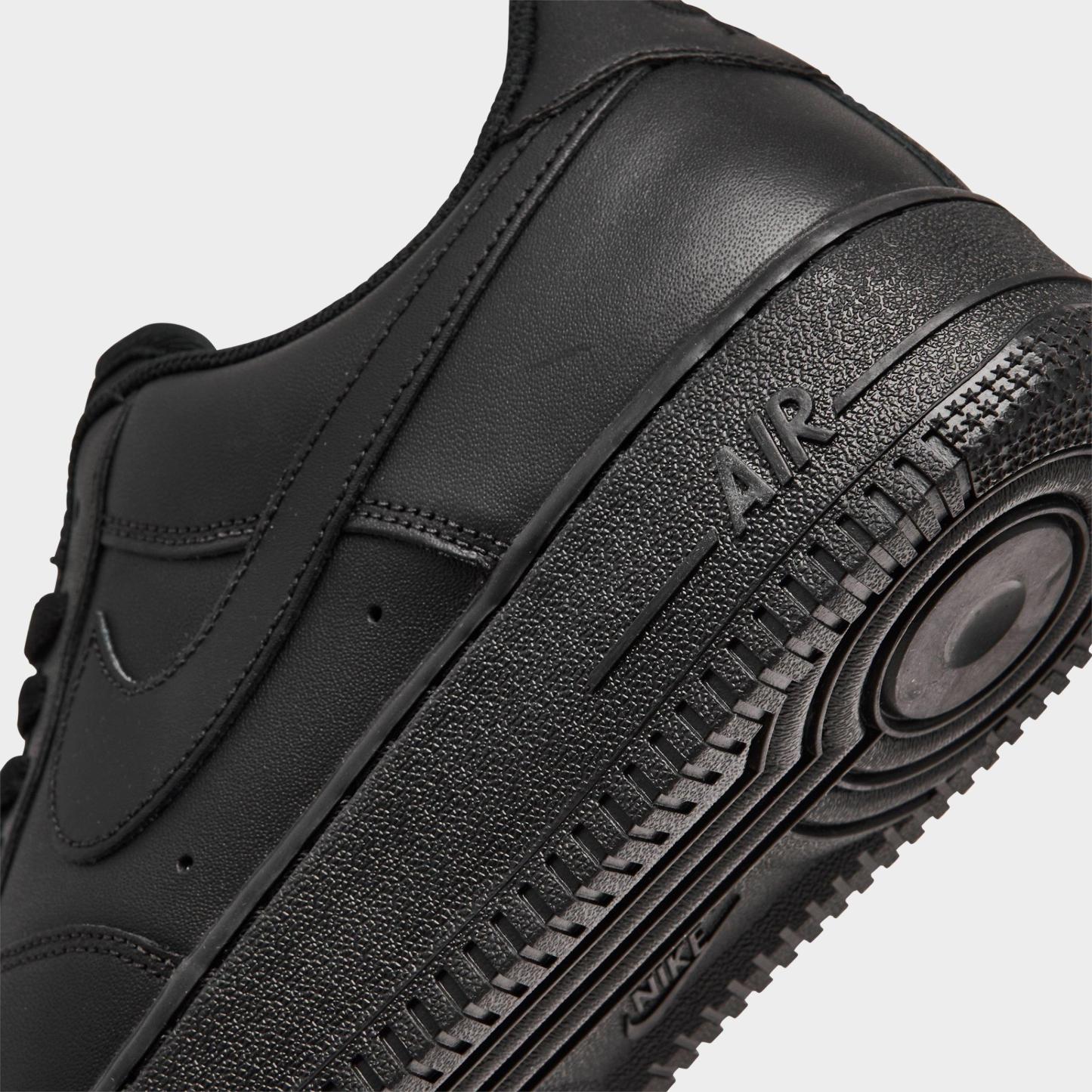 Men's Nithtke Air Force 1 '07 Casual Shoes - Part 2 - Black/Black - Detail shot