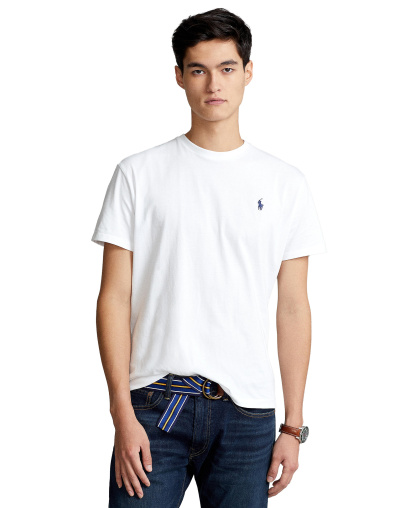 Polo Ralph Lauren Men's Embroidered Pony Classic-Fit T-Shirt - White