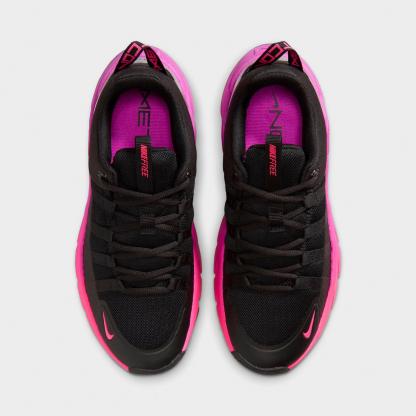 Women’s Nithtke Free Metcon 7 Training Shoes - Part 1 - Black/Hyper Pink/Metallic Cool Grey/Fuchsia Blast - Top view