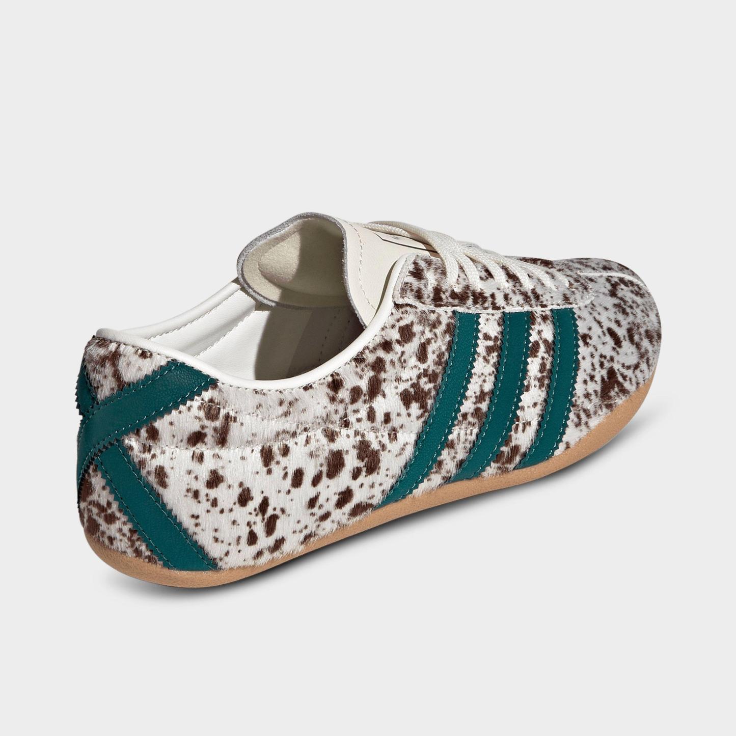 Women's adidas Originals Tokyo Casual Shoes - Part 2 - Off White/Rich Green/Dark Brown - Back view