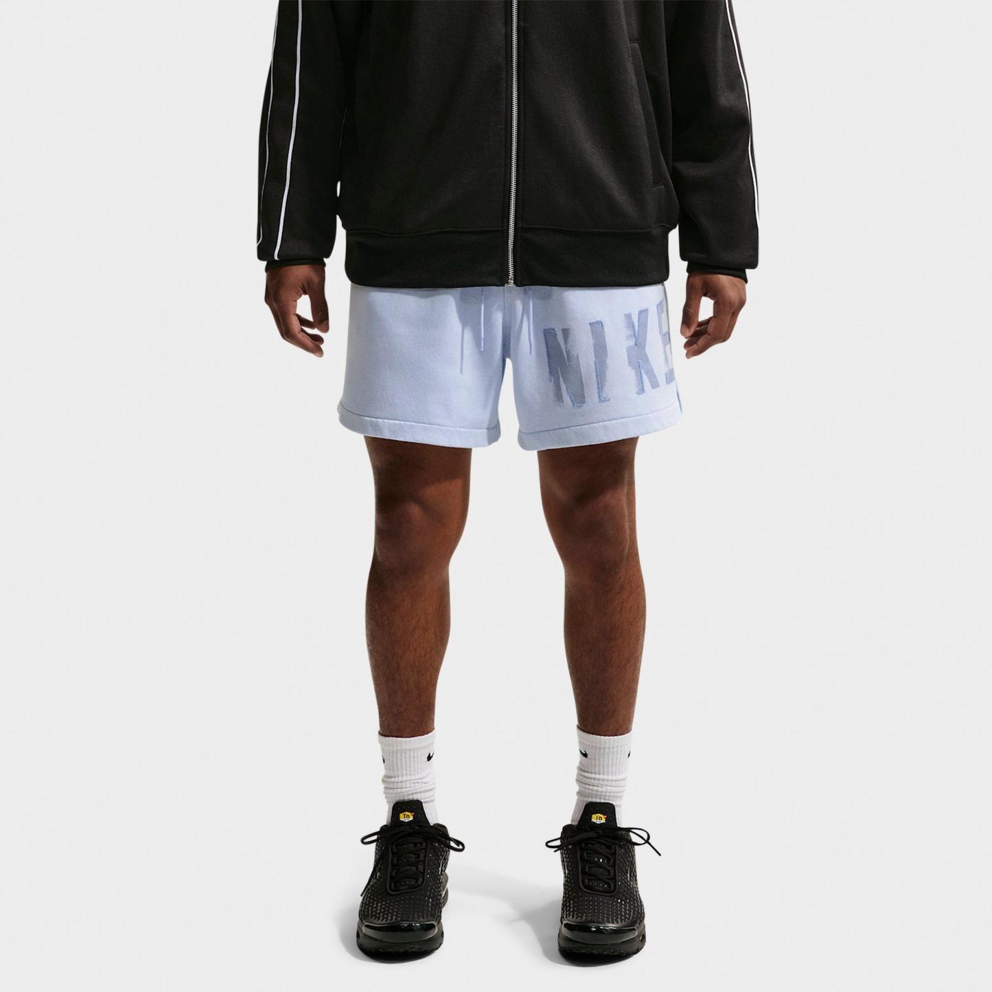Men's Nithtke Sportswear Club Wordmark Fleece Shorts - Hydrogen Blue