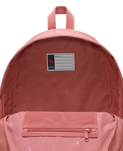 Polo Ralph Lauren Boys' and Girls' Embroidered Pony Color Backpack - Pink