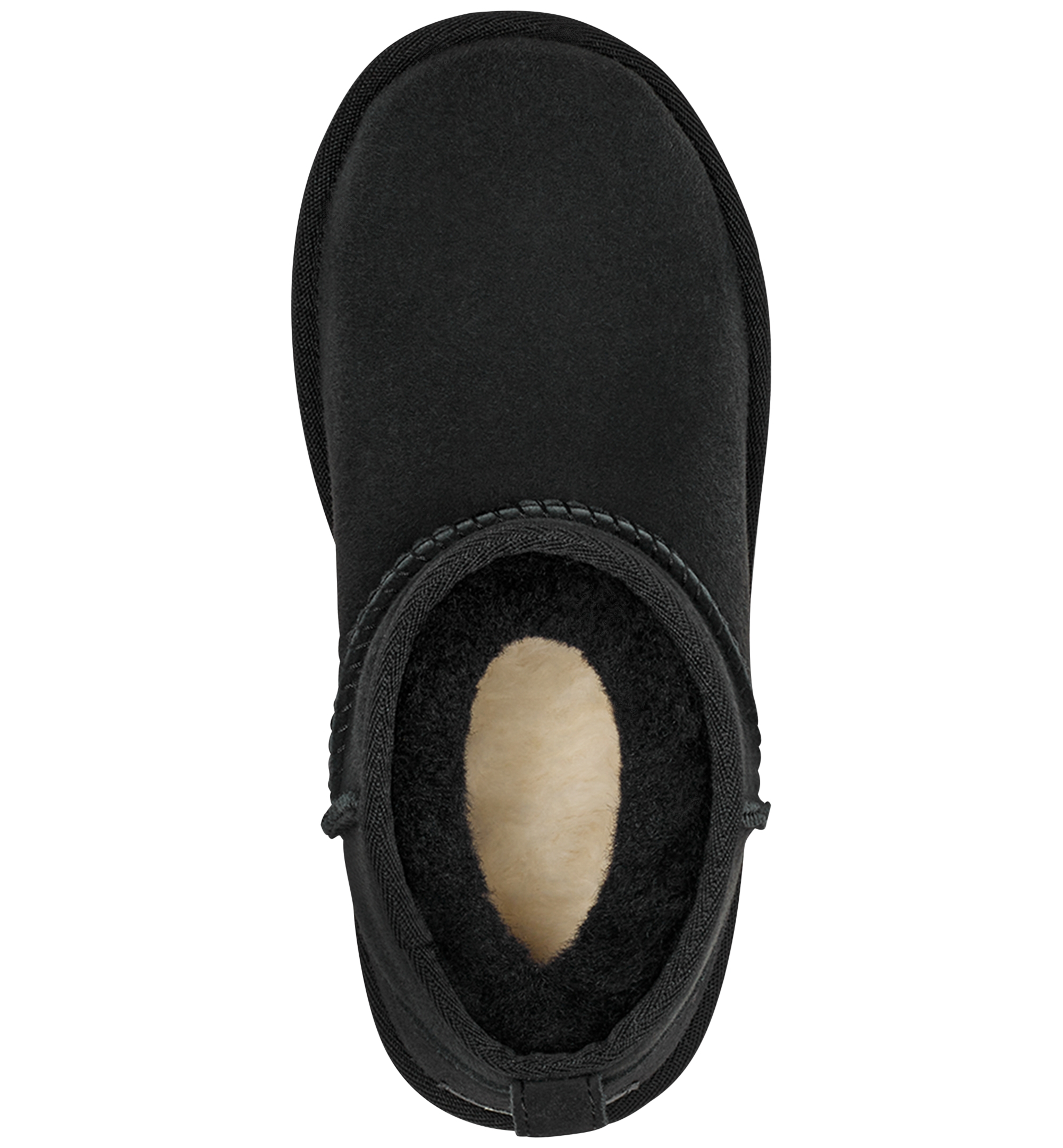 UGG® Kids Classic Ultra Mini Twinface Sheepskin Booties - Black
