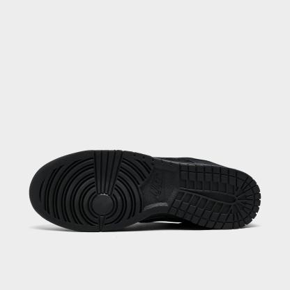 Men's Nithtke Dunk Low Retro SE Casual Shoes - Black/Black/Black - Bottom view