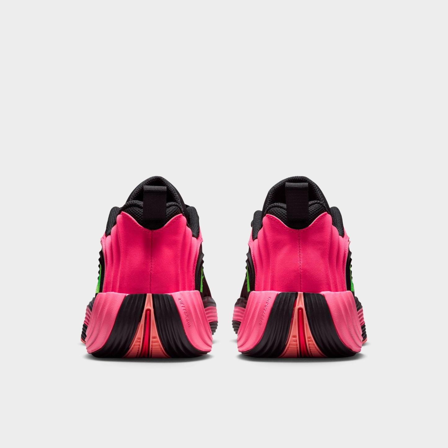 Men's Nithtke Giannis Immortality 5 Basketball Shoes - Part 1 - Hyper Pink/Oracle Pink/Black/Volt - Back view