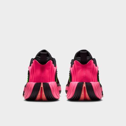 Men's Nithtke Giannis Immortality 5 Basketball Shoes - Part 1 - Hyper Pink/Oracle Pink/Black/Volt - Back view