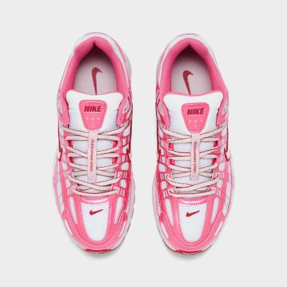 Women's Nike P-6000 Casual Shoes - Summit White/Peony/Team Crimson/Silt Red
