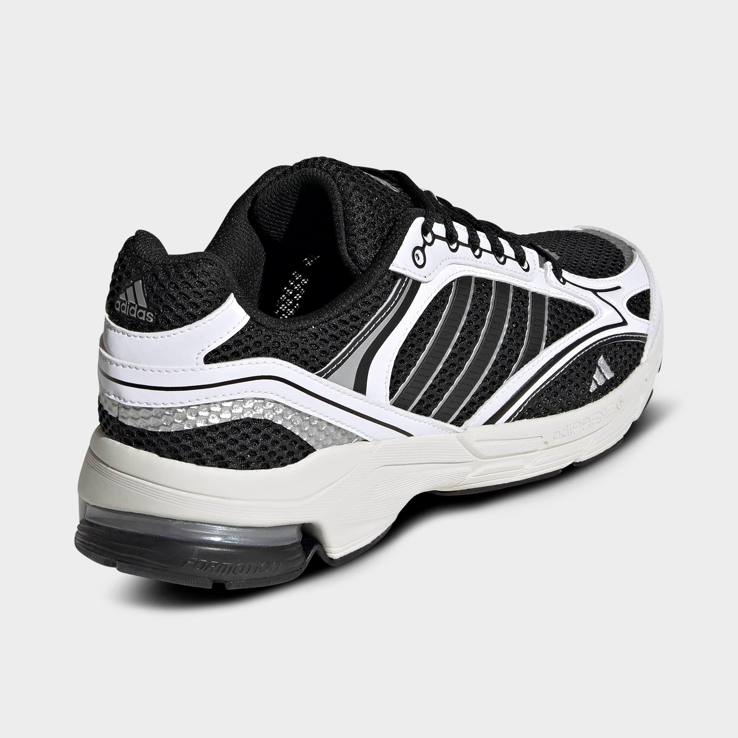 Men's adidas Spiritain 2000 Casual Shoes - Part 1 - Cloud White/Core Black/Matte Silver - Back view