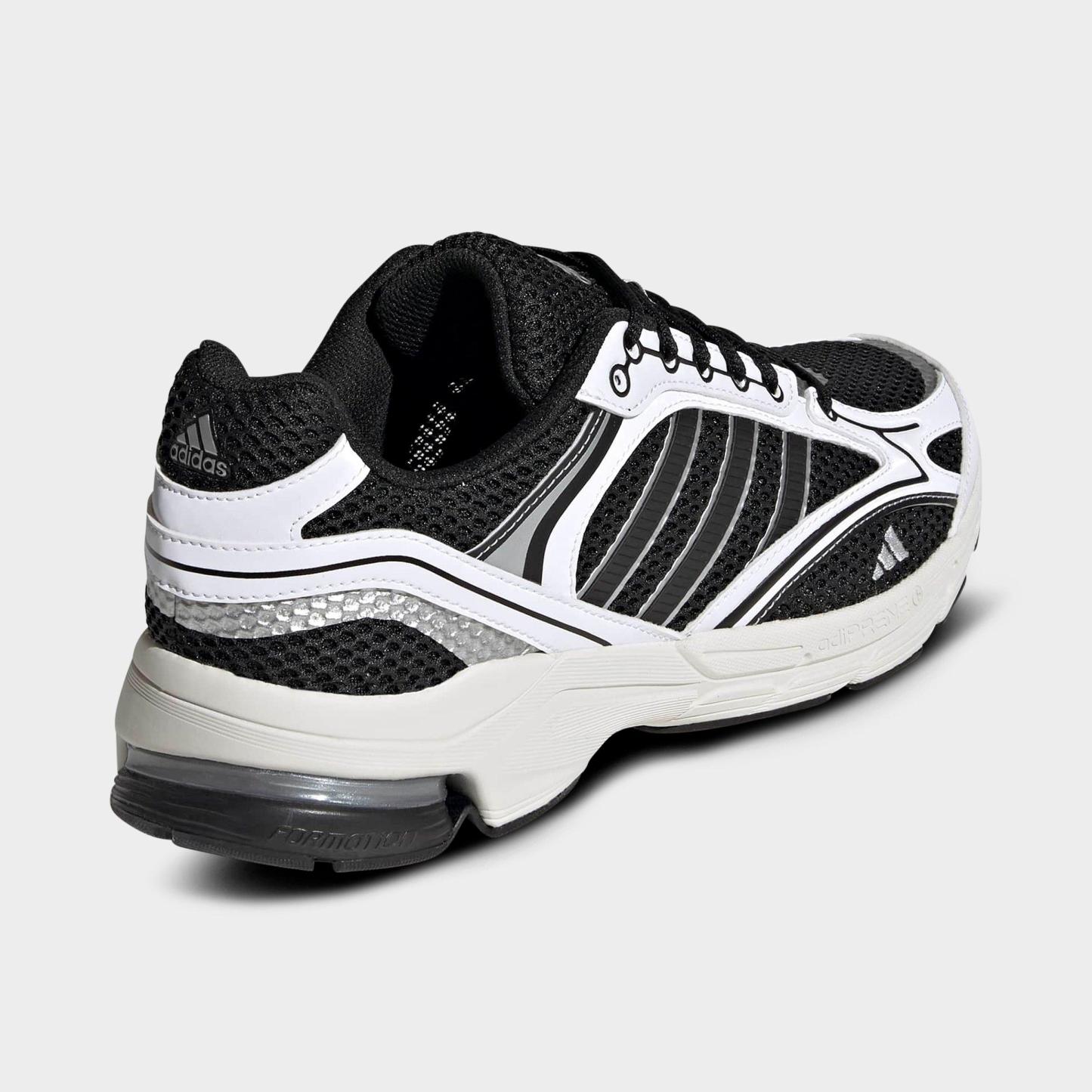 Men's adidas Spiritain 2000 Casual Shoes - Part 1 - Cloud White/Core Black/Matte Silver - Back view