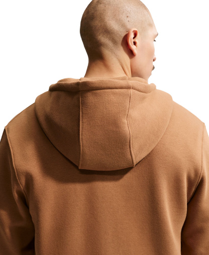 Nike Men's Full-Zip Fleece Regular-Fit Hoodie - Ale Brown/White