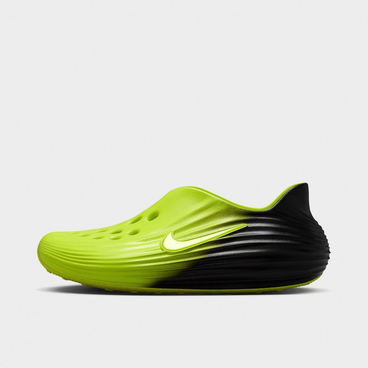 Men's Nithtke ReactX Rejuven8 Recovery Casual Shoes - Part 1 - Volt/Black/Volt - Left shoe facing left. Outside of the shoe.