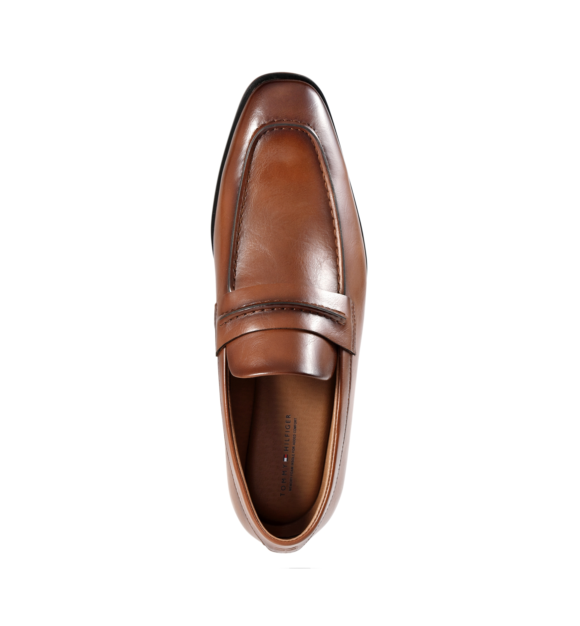 Tommy Hilfiger Men's Steran Slip On Dress Loafers - Medium Brown