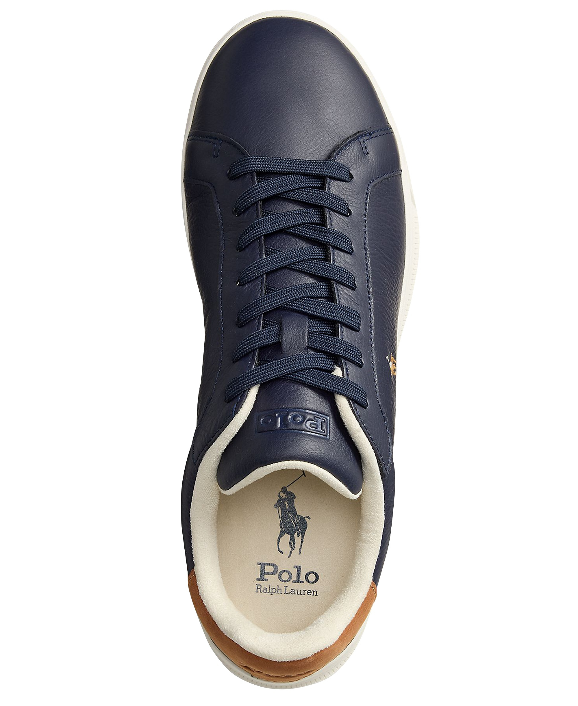 Polo Ralph Lauren Men's Heritage Court II Embroidered Lace-Up Shoes - Blue