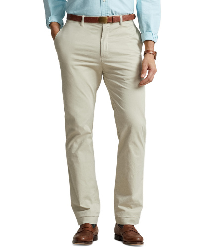 Polo Ralph Lauren Men's Big & Tall Stretch Classic-Fit Twill Pants - Classic Stone