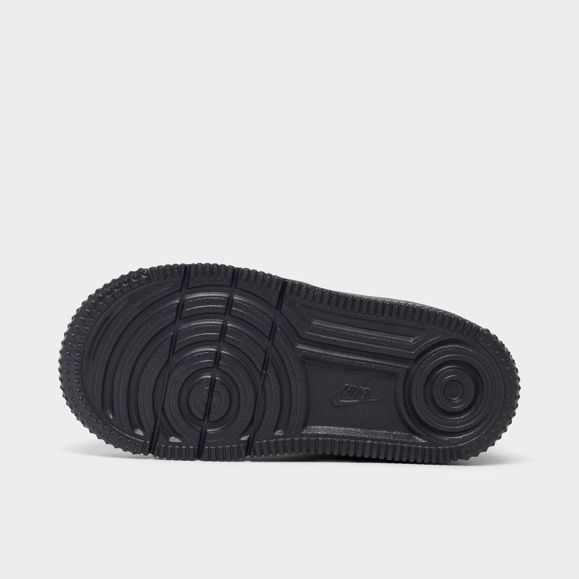 Infant and Kids' Toddler Nithtke Force 1 Low Casual Shoes - Part 1 - Black/Black/Black - Bottom view