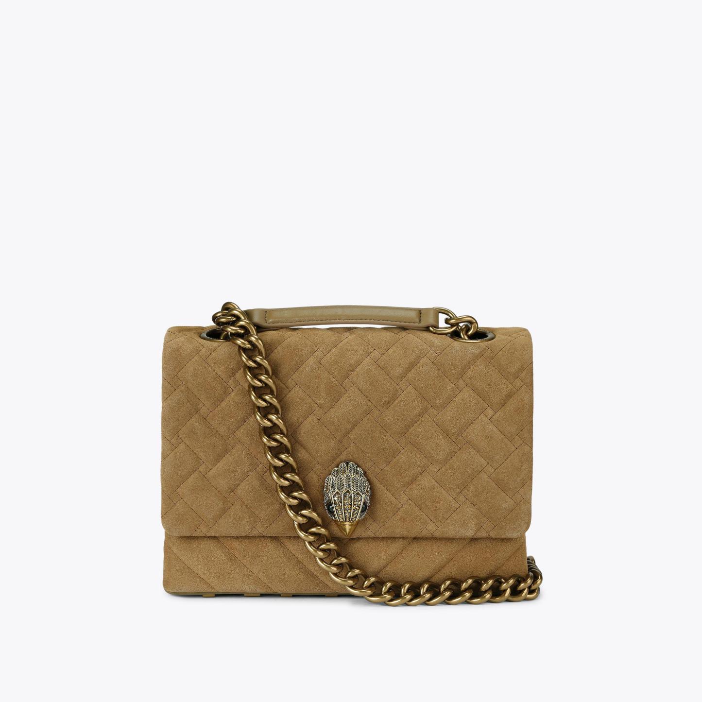 Kurt Geiger London Large Kensington Kurt Bag - Tan