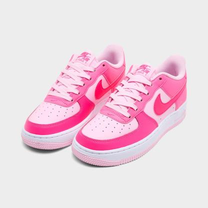 Big Kids' Nike Air Force 1 Low Casual Shoes - Pinksicle/Pink Foam/White/Hyper Pink