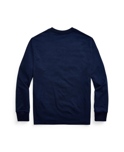 Polo Ralph Lauren Boys' 8-20 Cotton Jersey Long-Sleeve T-shirt - Cruise Navy