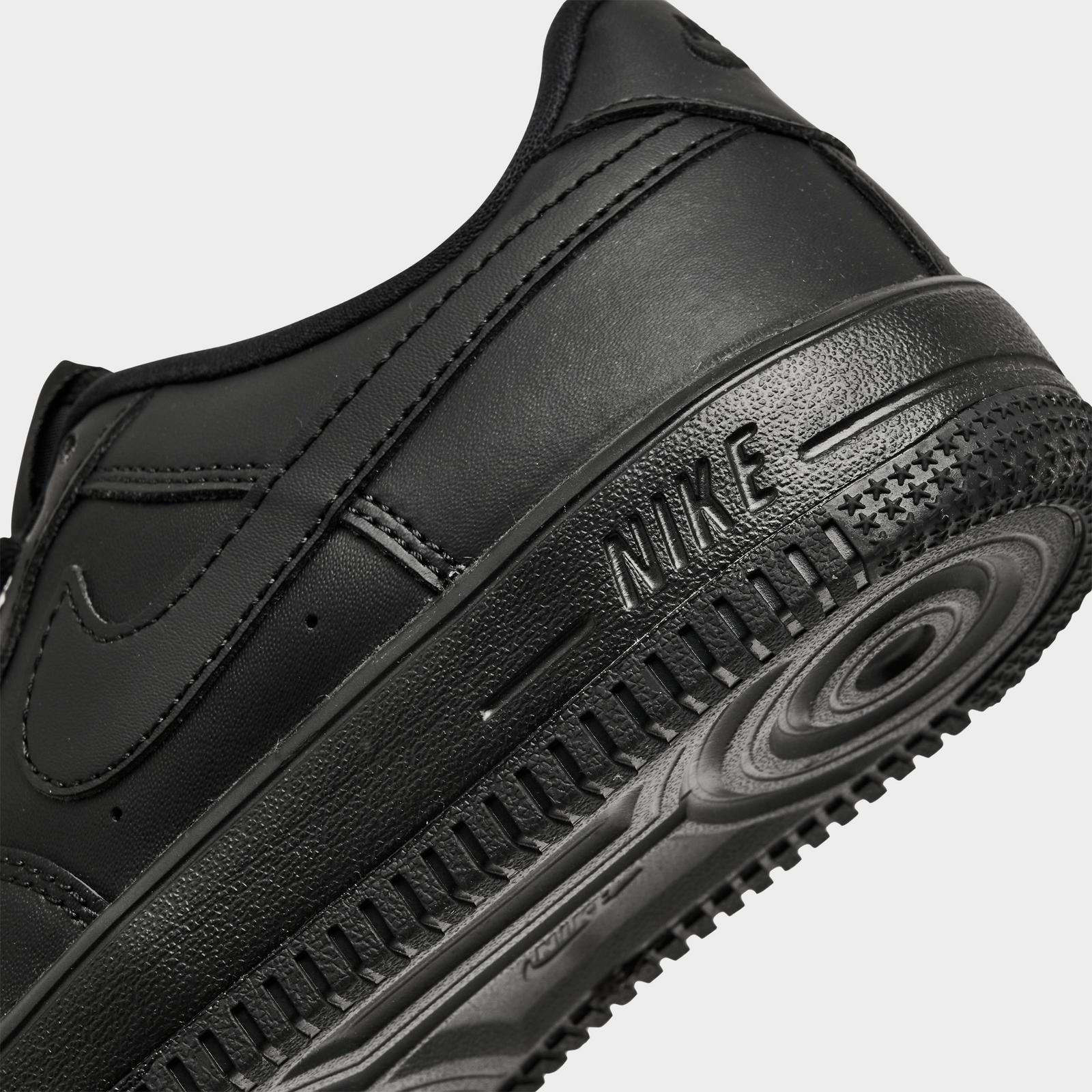 Little Kids' Nike Force 1 Casual Shoes - Black/Black/Black