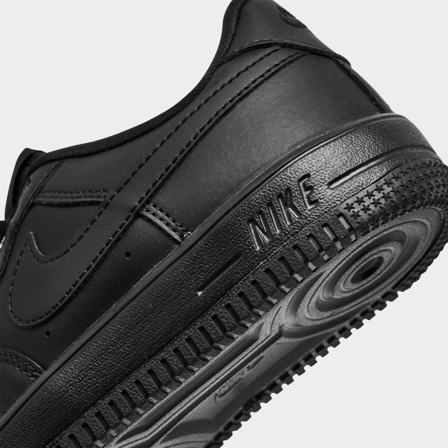 Little Kids' Nike Force 1 Casual Shoes - Black/Black/Black
