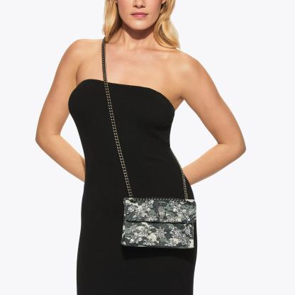 Kurt Geiger London Mini Crystal Kensington Bag - Green - view 7