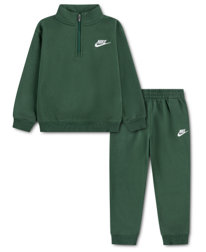 Nike Boys' 4-7 Logo Detail Sweatshirt and Pants, 2-Piece Set - Fir