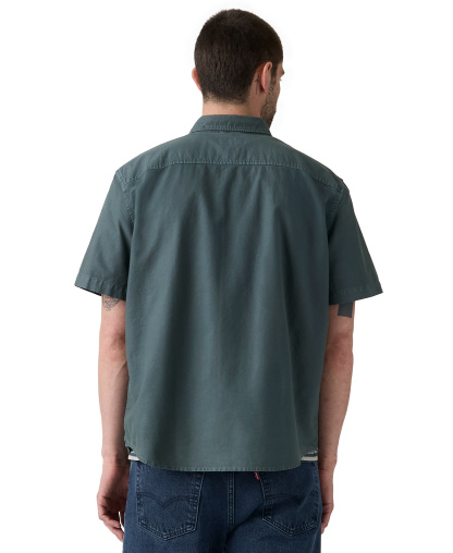 Levi's Men's Point Collar Woven Shirt - Slate