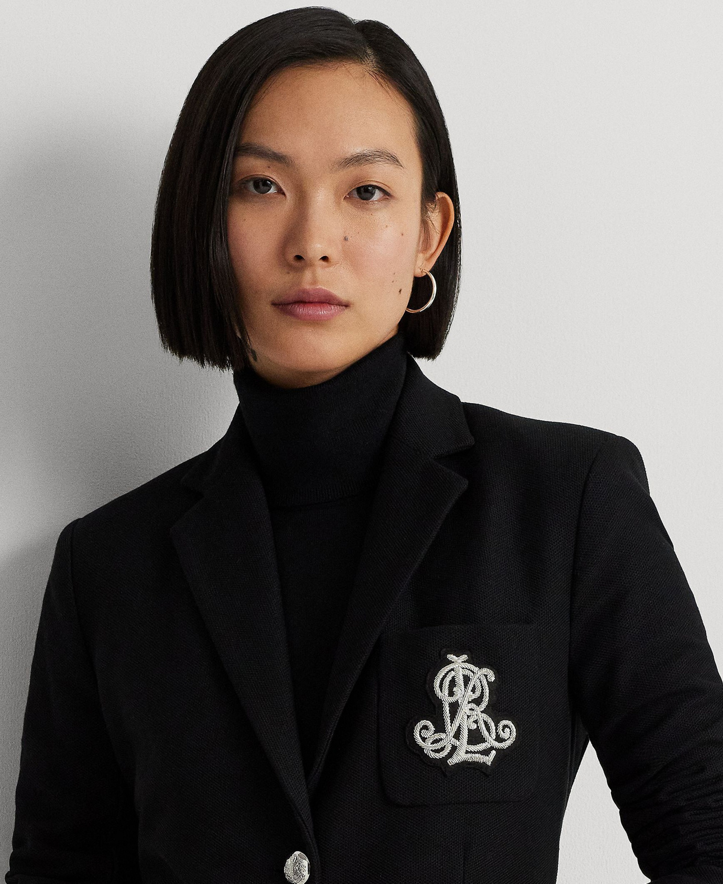 Lauren Ralph Lauren Bullion Jacquard Blazer - Polo Black