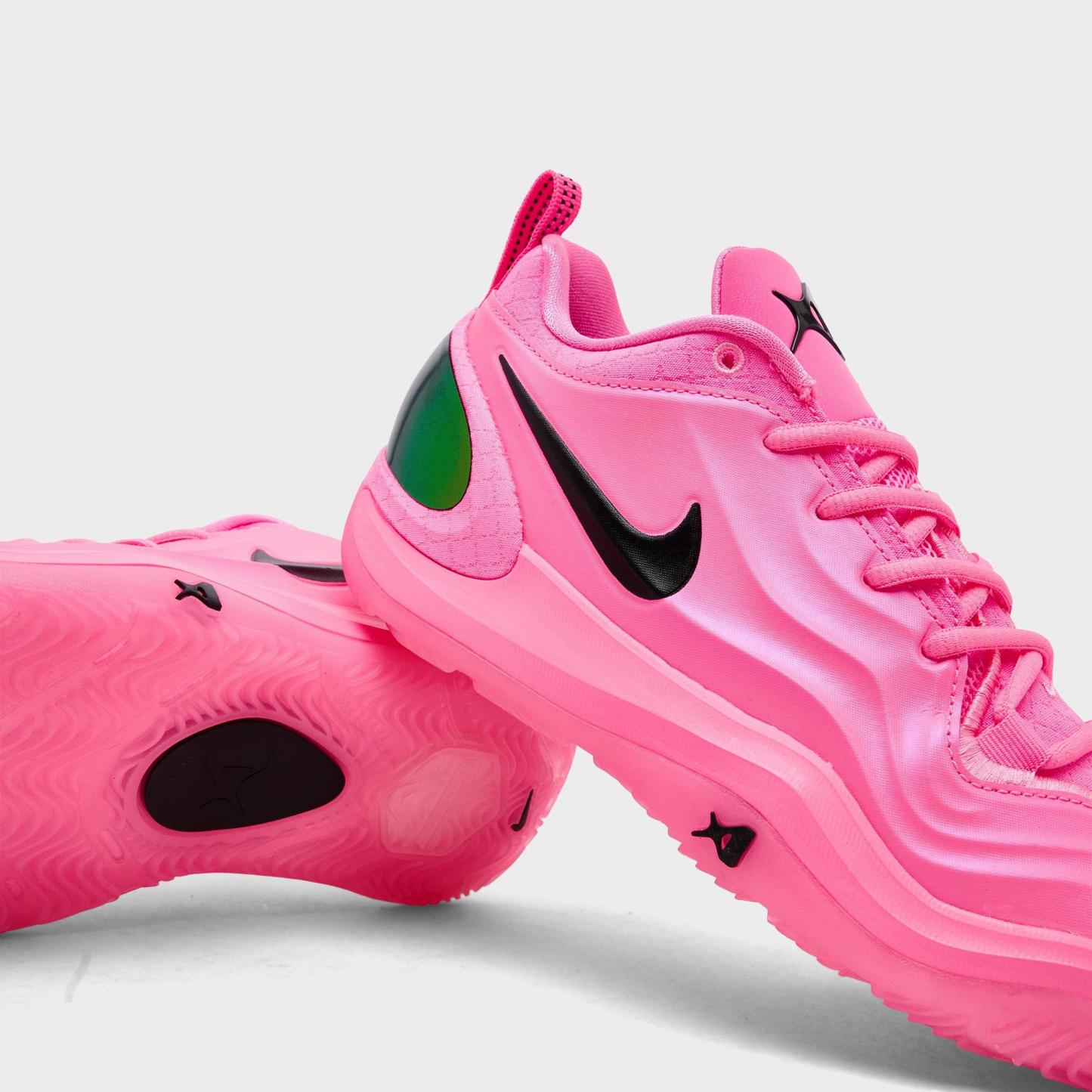 Girls' Big Kids' Nithtke A'Two A'ja Wilson Basketball Shoes - Pink Beam/Black - Detail shot