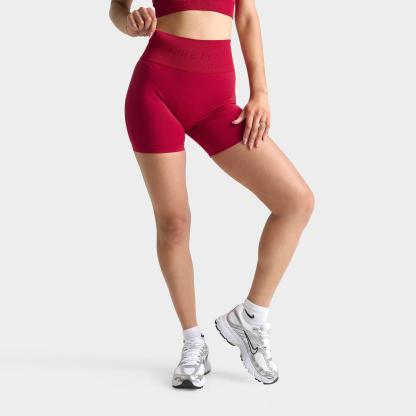 Women's Nithtke Pro Seamless Dri-FIT High-Waisted 5" Biker Shorts - Tough Red
