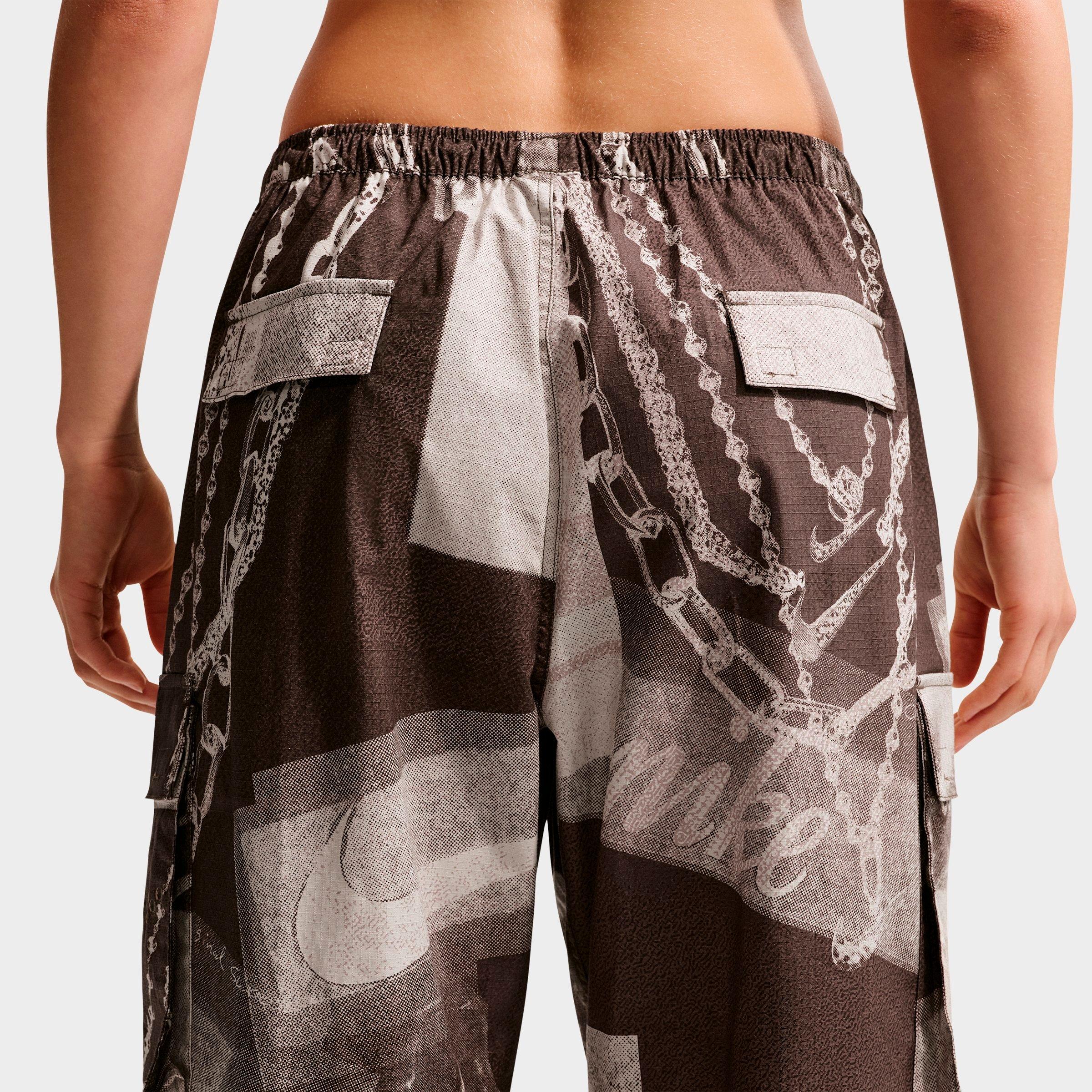 Women's Nithtke Sportswear Dysto Mid-Rise Oversized Cargo Pants - Dark Hazel