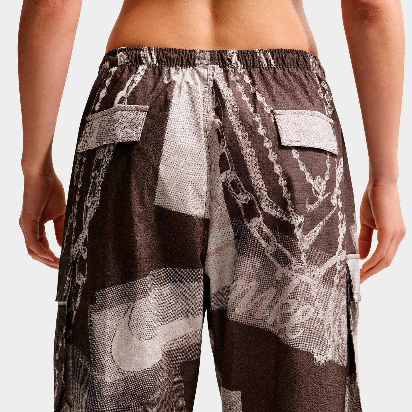 Women's Nithtke Sportswear Dysto Mid-Rise Oversized Cargo Pants - Dark Hazel