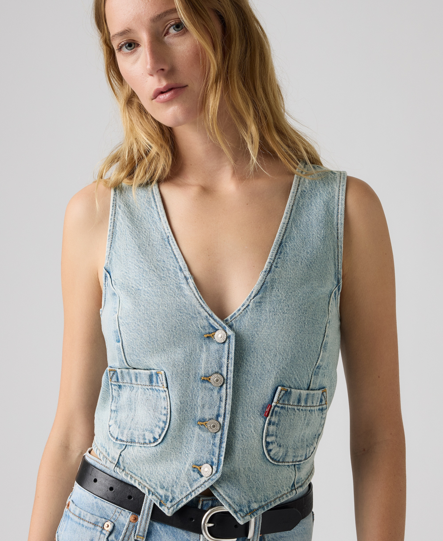 Levi's Women's Cotton Tailored Vest - Summer Job