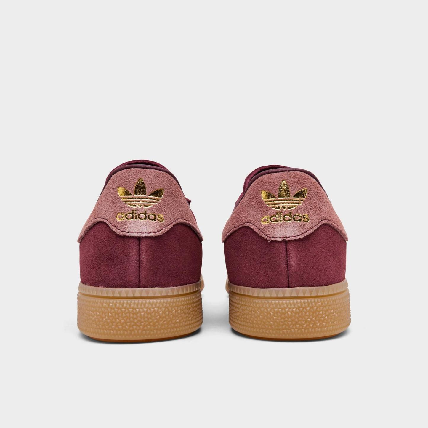 Women's adidas Originals München Casual Shoes - Shadow Red/Warm Clay/Gum - view 4