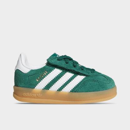 Kids' Toddler adidas Originals Gazelle Comfort Closure Casual Shoes - Collegiate Green/Cloud White/Gum - view 1