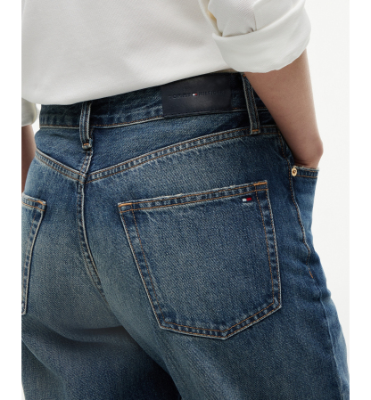 Tommy Hilfiger Women's Relaxed-Fit Straight-Leg Jeans - Cam Mid