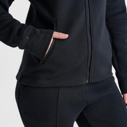 Women's Nike Sportswear Tech Fleece Windrunner Full-Zip Hoodie - Black/Black