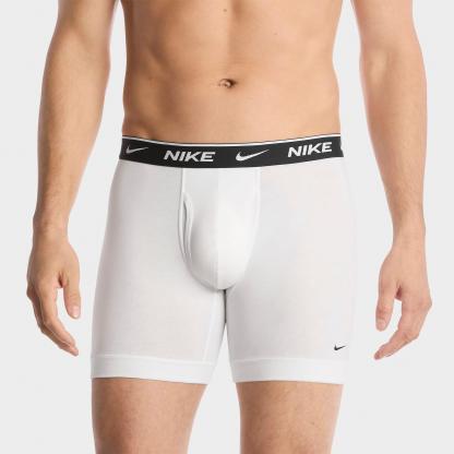 Men's Nithtke Stretch Cotton Boxer Briefs (3-Pack) - White/Grey/Black