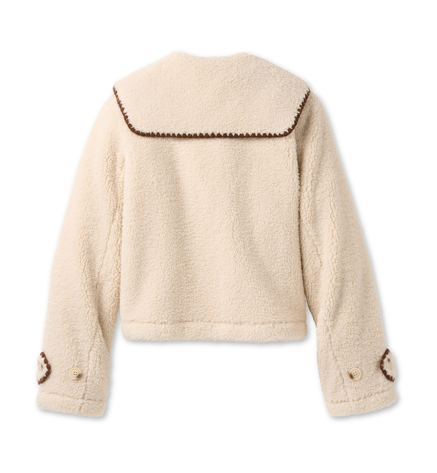 UGG Women's Nikia Relaxed-Fit Collared Neck Jacket - Cream