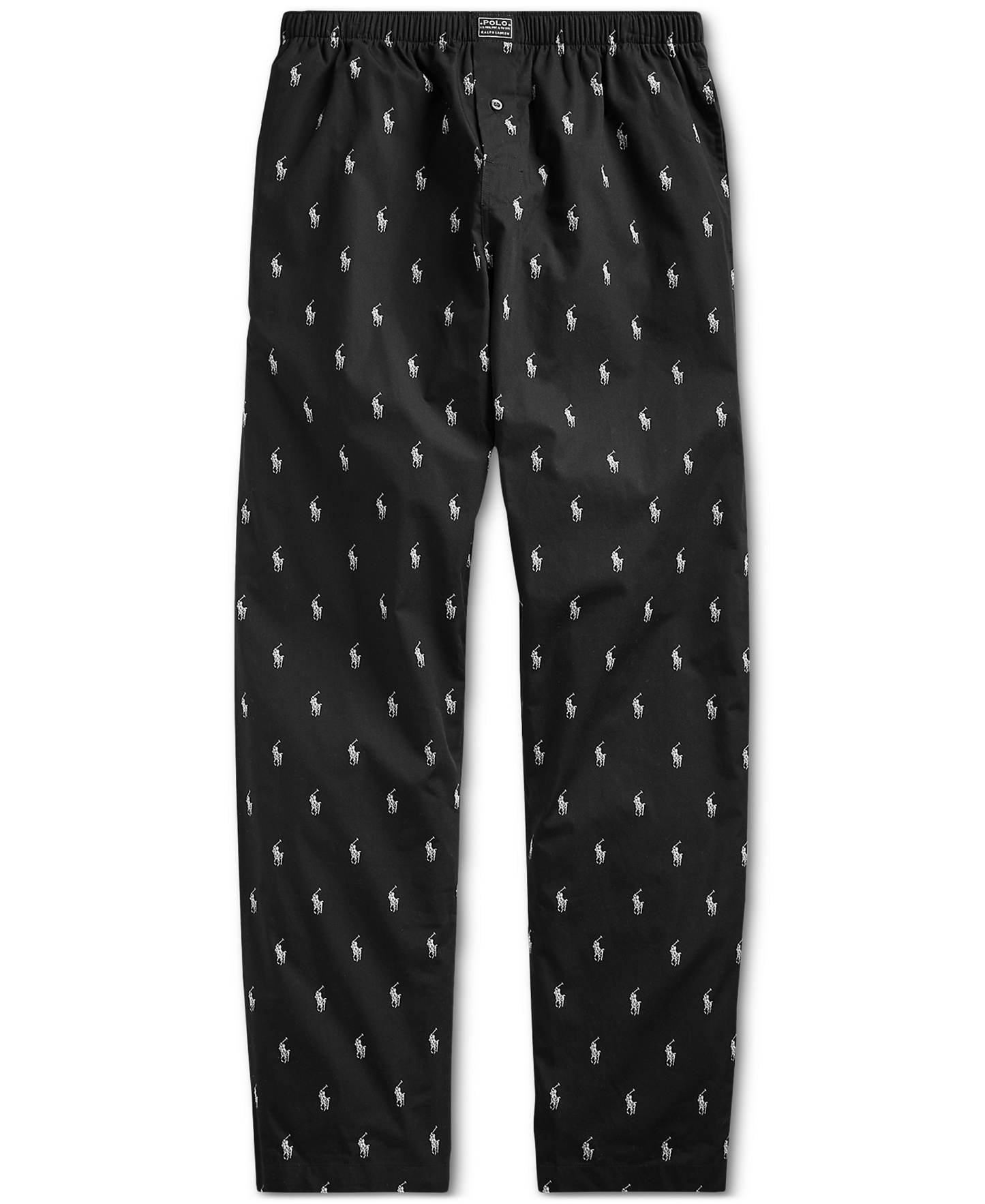 Polo Ralph Lauren Men's Polo Player Pajama Pants - Black/White