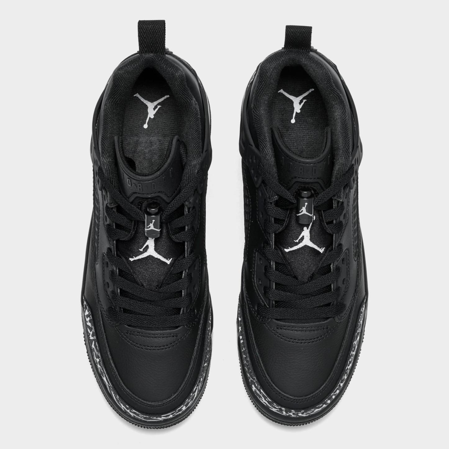 Big Kids' Jordan Spizike Low Casual Shoes - Black/Metallic Silver - view 5