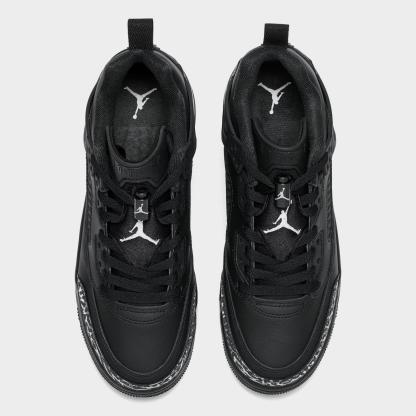 Big Kids' Jordan Spizike Low Casual Shoes - Black/Metallic Silver - view 5