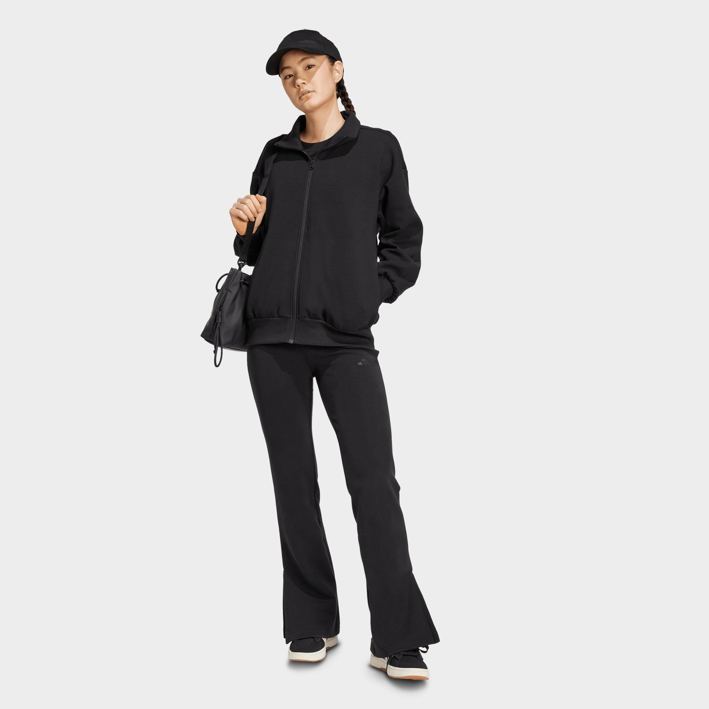 Women's adidas Sportswear Soft Lux Flared Pants - Black
